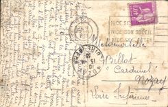 Museo de Massena de la POSTAL de la VENDIMIA Niza