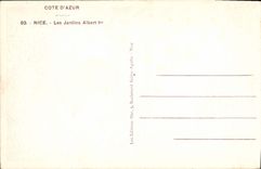 CPA Nice Les Jardins Albert 1er