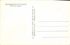 POSTAL MODERNA imprecisión del efecto de Dossen Sieck