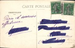 VINTAGE POSTCARD Heavy Patients with the Cave