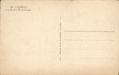 VINTAGE POSTCARD Heavy Grotie Miraculous