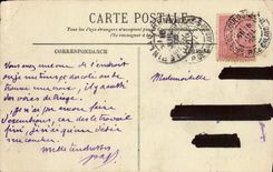 VINTAGE POSTCARD Boulogne On Sea View of the Port Boats