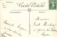 VINTAGE POSTCARD Touquet Paris Beach Cabins