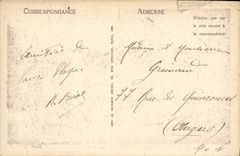 VINTAGE POSTCARD Touquet Paris Beach Casino of the Drill Room of Baccarat