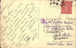 VINTAGE POSTCARD Wimereux the large Hotel and of the English Channel the Beach