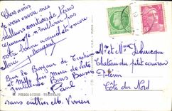 CPM Perros Guirec Trestraou la plage