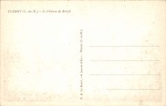 VINTAGE POSTCARD Plemet the Castle of Bodiffe