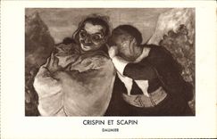 CPA Crispin Et Scapin Daumier