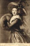 VINTAGE POSTCARD Vigee Lebrun Paris Museum of Louvre Mrs. Mole Raymond