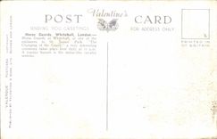 Centinelas Whitehall Londres de los protectores de caballo de la POSTAL de la VENDIMIA