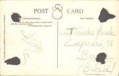 Abadía de Westminster del oeste de la cara de Londres de la POSTAL de la VENDIMIA