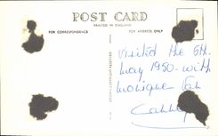 Torre de Londres de la POSTAL de la VENDIMIA de la opinión general de Londres