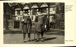 CPA London Tower Chief Yeoman Warder and Yeoman Gaoler 