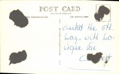 Guarda del terrateniente de la torre de Londres de la POSTAL de la VENDIMIA principales y carcelero del terrateniente