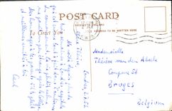 Casas de Londres de la POSTAL de la VENDIMIA del parlamento