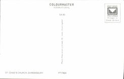 MODERN CARD St Chad' S church Shrewsbury