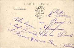 VINTAGE POSTCARD Paris Town hall of 1st Arrond Church German St the Resident of Auxerre