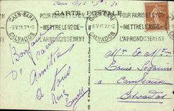 VINTAGE POSTCARD Caen the Malherbe College