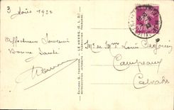 VINTAGE POSTCARD Le Havre Overall picture of the New gardens of the Gambetta place and basin the commercial Tram