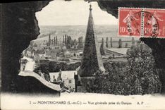 CPA Montrichard Vue Generale Prise du Donjon