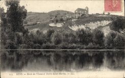 La POSTAL de la VENDIMIA Sens afila de Yonne y de Tertre santo Martin