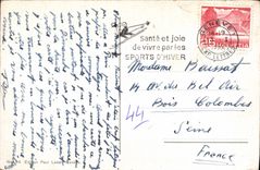 MODERN CARD Geneva Seen of Saleve