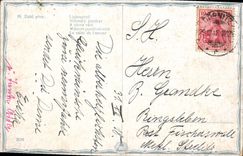 VINTAGE POSTCARD Dahl the safety of the love