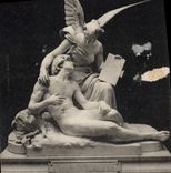 VINTAGE POSTCARD Museum of Luxembourg immortality