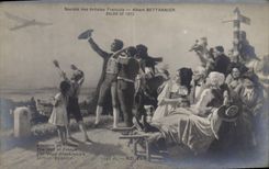 CPA Societe des Artistes Franoais Albert Bettannier Salon de 1912 L'oiseau de France 