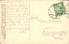 VINTAGE POSTCARD Afeuerbach Karlsruhe