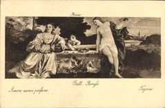 VINTAGE POSTCARD Roma Tiziano