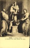 CPA Firenze Galleria Uffizi La Madonna delle Arpie Andrea del Sarto