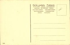 VINTAGE POSTCARD Firenze Galleria Uffizi S Guiovannino nel deserto dettaglio Raffaello