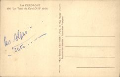 VINTAGE POSTCARD Cerdagne Tours De Carol