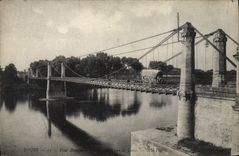 VINTAGE POSTCARD Tours Bonaparte Bridge