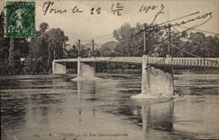 CPA Tours Le Pont Saint Symphorien
