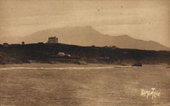 CPA La Rhune Vue De Biarritz