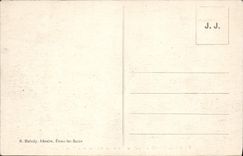 VINTAGE POSTCARD Evian les Bains Hotel of the Country cottage Memises and the Tooth D' Oche