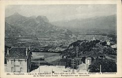 La POSTAL Ligne de la VENDIMIA de Grenoble tiene Villars de Lans Gare de Pariset el promontorio de la torre de la perspectiva sin veneno en Grenoble