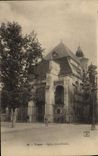 VINTAGE POSTCARD Troyes Church Saint Nicolas
