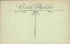 VINTAGE POSTCARD Ruins Of the Great War Thierry Castle the street Carnot