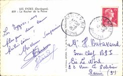 CPM Les Eyzies Le Rocher de la Peine