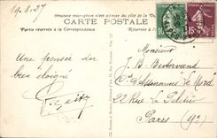 VINTAGE POSTCARD Cannes Seen On the Beach Boats