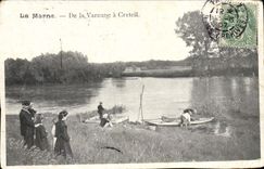 VINTAGE POSTCARD the Marne Of the Game preserve has Creteil
