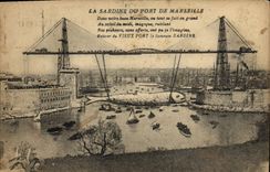 CPA La Sardine Du Port De Marseille