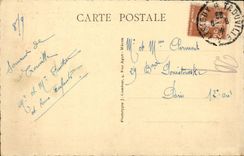 POSTAL Trouville Embarcade de la VENDIMIA de la cuba y de la vista en la iglesia de Notre Dame