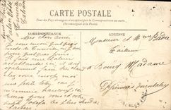 POSTAL Trouville de la VENDIMIA la calle de París