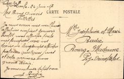 VINTAGE POSTCARD Toulon Mourillon View