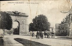 VINTAGE POSTCARD Chalons On the Marne Carries Holy Cross