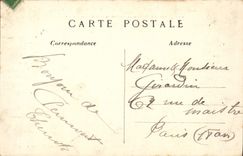 VINTAGE POSTCARD Clermont Ferrand Places of Jaude Seen from of the Large Hotel and Post office building Tram